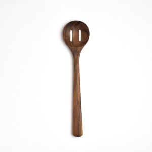 12" Walnut Slotted Spoon