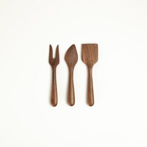 Walnut Cheese Utensil Set