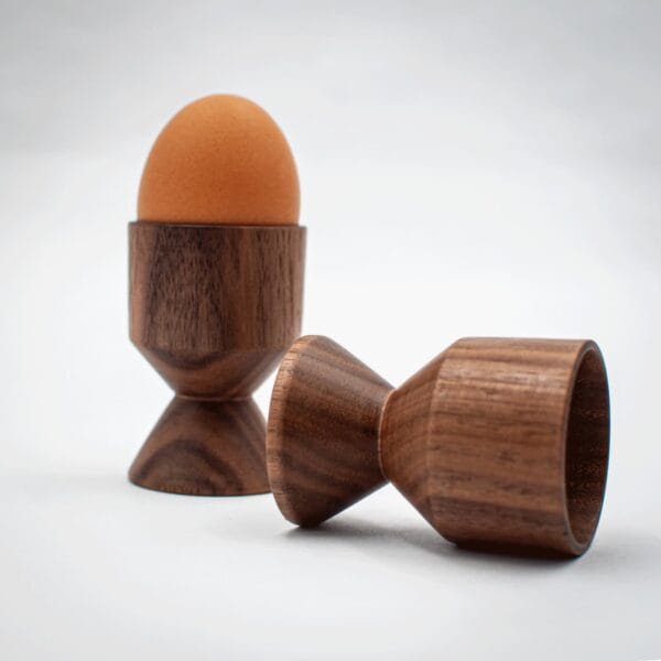 Walnut Wood Egg Cup - Image 2