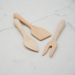 Maple Wood Cheese Set - Handmade Serving Utensils