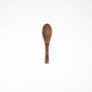 6.5" Walnut Wood Ramen Spoon - Eating Utensil Flatware